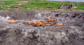 The Eternal Fire: Natural Gas Vent That's Burned For Over 4,000 Years