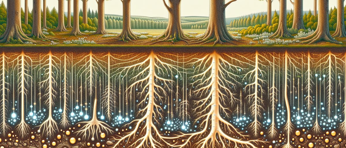 Trees Share Resources Through a Vast Underground 'Wood Wide Web'