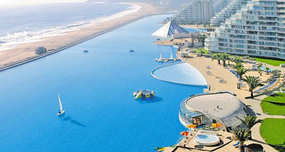 World's Largest Swimming Pool Is at the San Alfonso Del Mar Resort in Chile