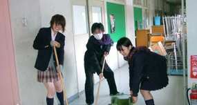School Janitors in Japan