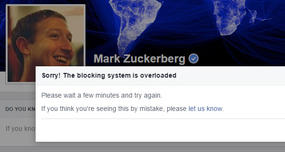 Blocking Mark Zuckerberg