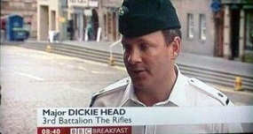 In the UK, there's a guy named 'Major Dickie Head'.